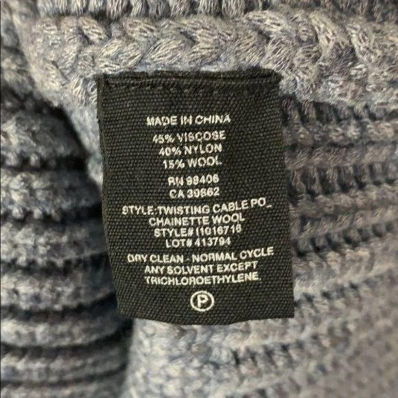 Theory Twisting Cable Knit Sweater Crew Neck Large - Picture 5 of 6